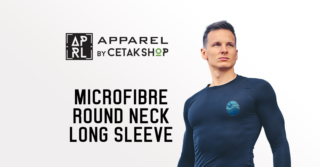 Custom Long Sleeve Microfibre Round Neck Tees